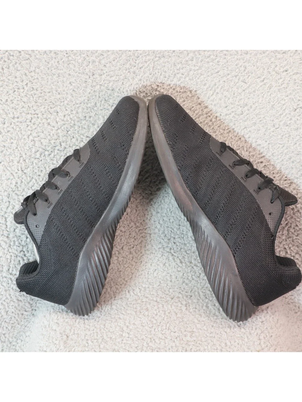 Skechers Bounder Frazin Men sz 12 Triple Black Running